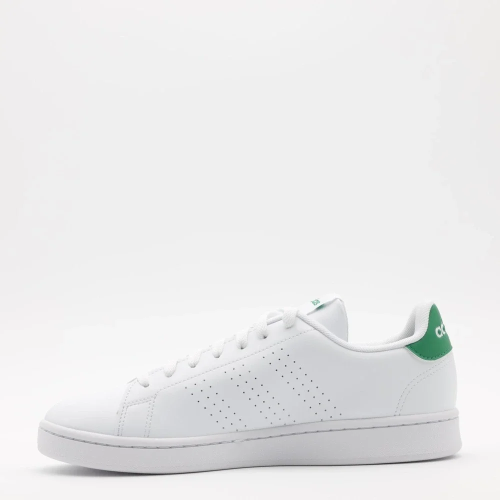 Adidas Men's Advantage‎ Comfortable Athletic Low Top Shoes White/Green Size 8.5 - Picture 3 of 11